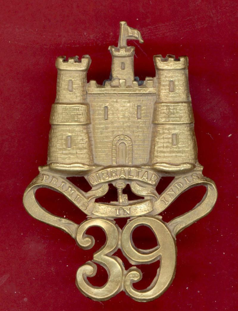 39th Dorsetshire Regiment of Foot Victorian glengarry badge