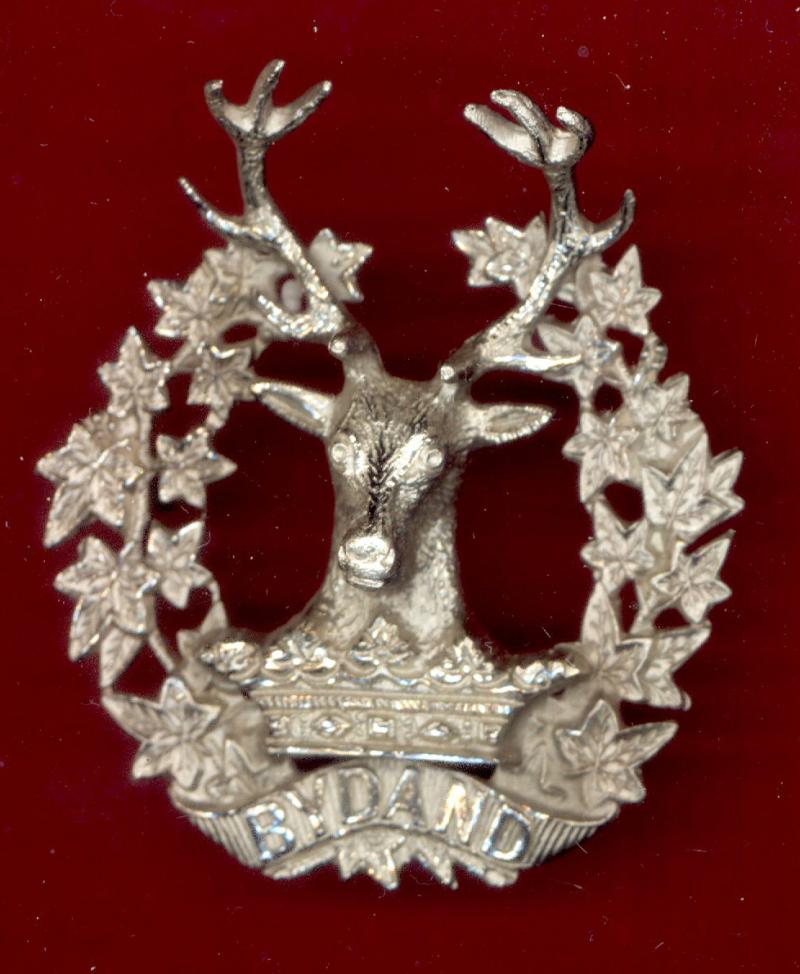 Scottish Gordon Highlanders Officer's glengarry badge