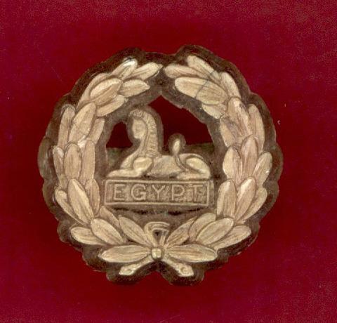 The Gloucestershire Regiment WW2 plastic economy back badge