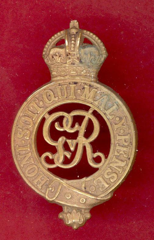 Household Cavalry GvR OR's cap badge