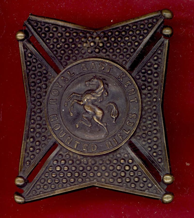 Royal East Kent Mounted Rifles Victorian NCO's shoulder belt plate