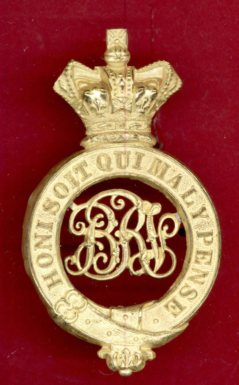 Berkshire Rifle Volunteers Victorian Officer's shako / glengarry badge