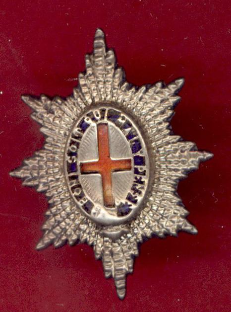 Coldstream Guards Officers field service cap badge