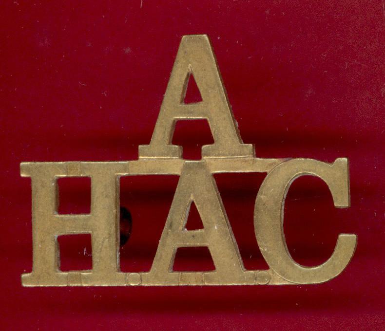 A / H.A.C. Honourable Artillery Company shoulder title