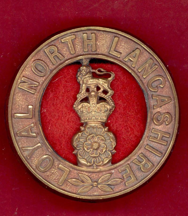 Loyal North Lancashire Regiment Edwardian helmet plate centre