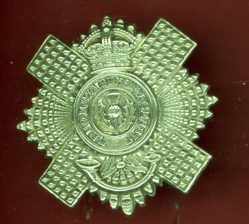 Scottish 4th/5th Royal Scots OR's glengarry badge