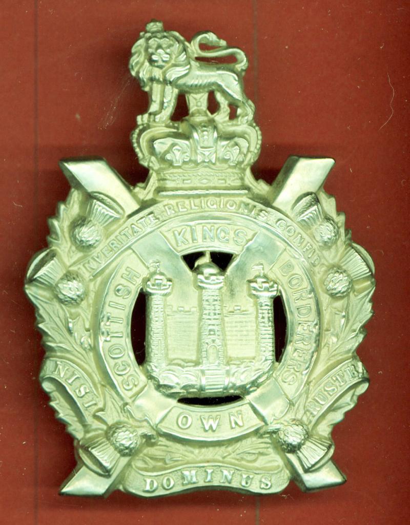 King's Own Scottish Borderers Victorian OR's glengarry badge