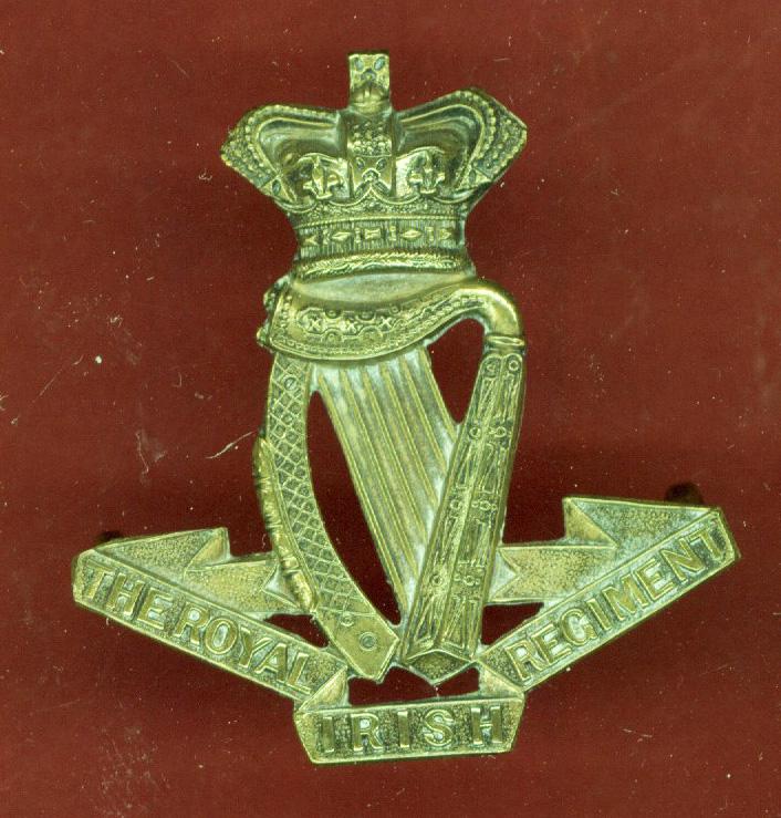Royal Irish Regiment Victorian OR's cap badge