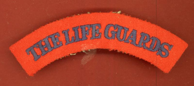 THE LIFE GUARDS  cloth shoulder title