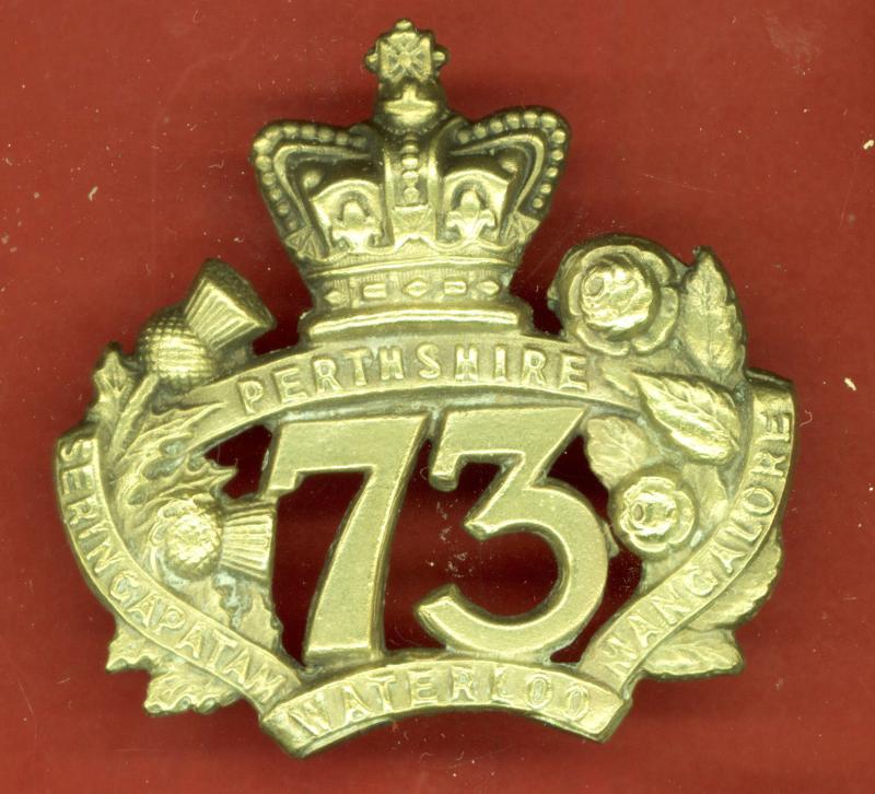 Scottish 73rd Perthshire Regiment of Foot Victorian OR's glengarry badge