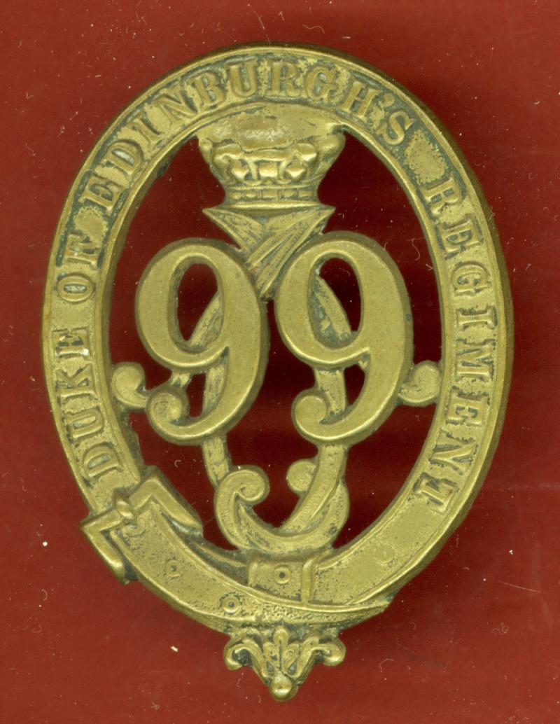 99th (Duke of Edinburgh's) Regiment of Foot Victorian OR’s Glengarry Badge