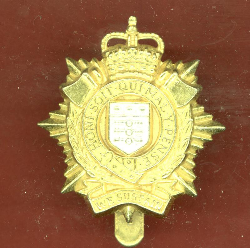 The Royal Logistic Corps Officer's cap badge