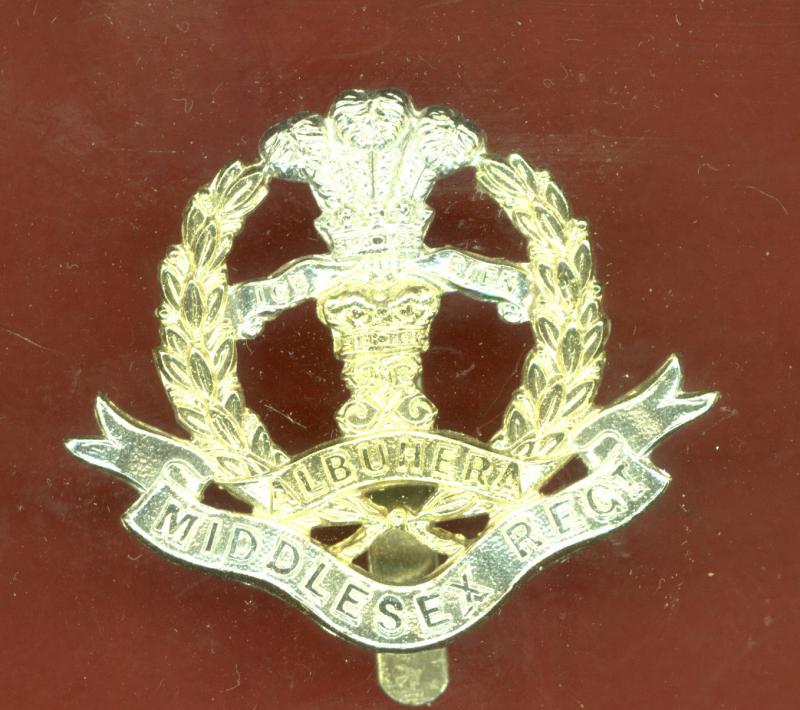 Middlesex Regiment staybright cap badge