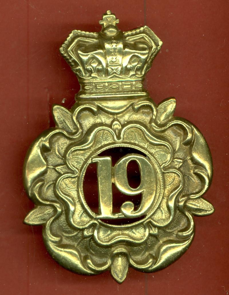 19th (1st Yorkshire North Riding) Regiment of Foot Victorian OR's glengarry badge