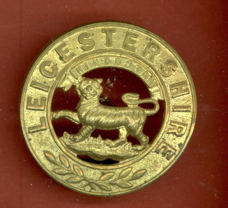 The Leicestershire Regiment Victorian OR's helmet plate centre