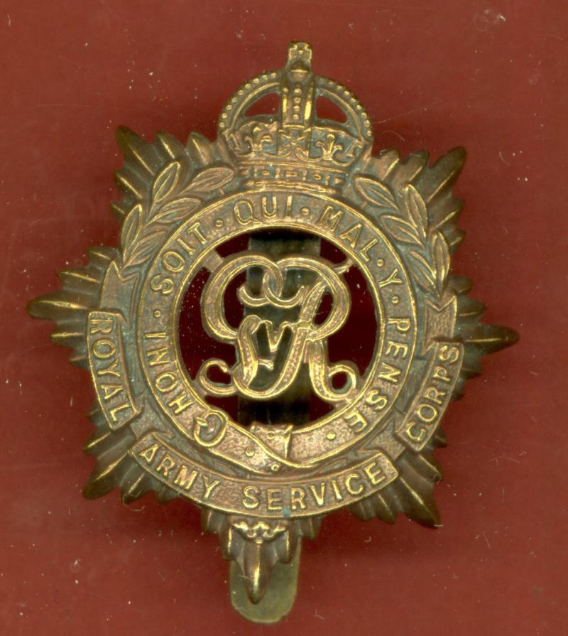 Royal Army Service Corps GVR OR's cap badge