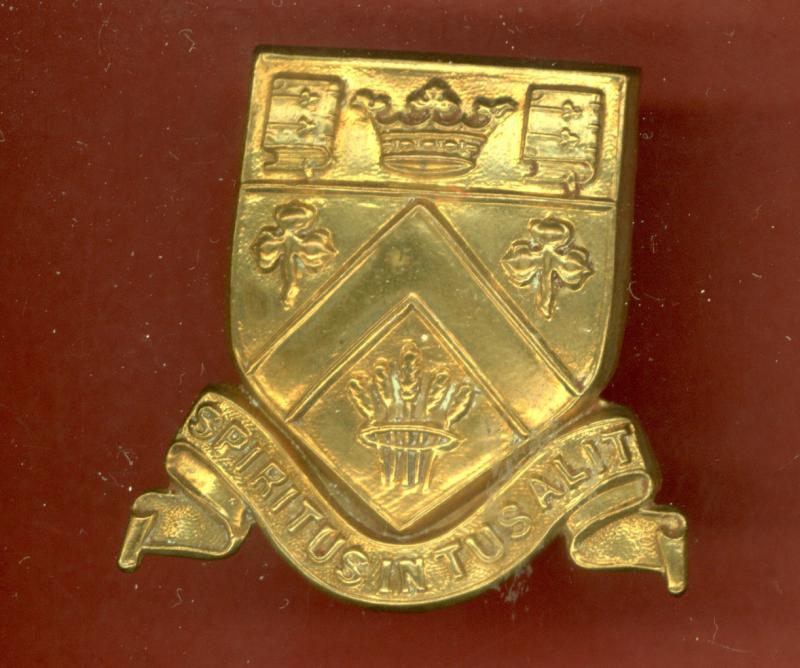 Clifton College Bristol O.T.C. cap badge