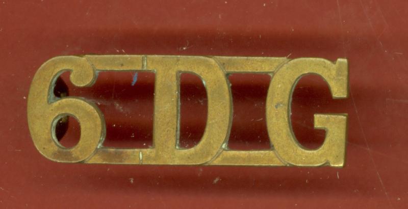 6-DG WW1 6th  Dragoon Guards Carabiniers shoulder title