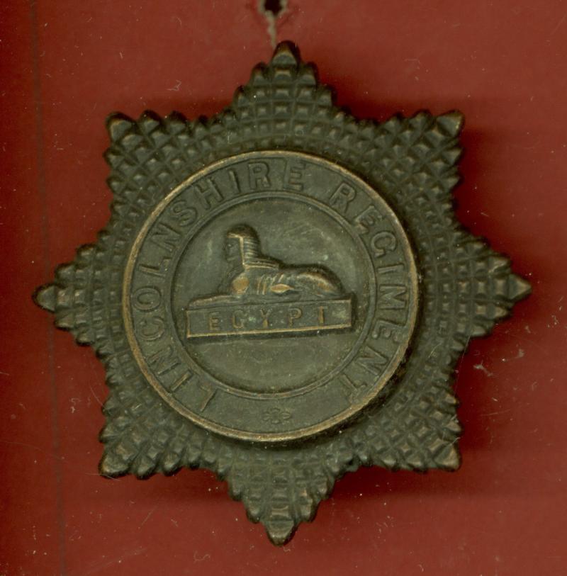 The Lincolnshire Regiment WW1 Officer's OSD cap badge