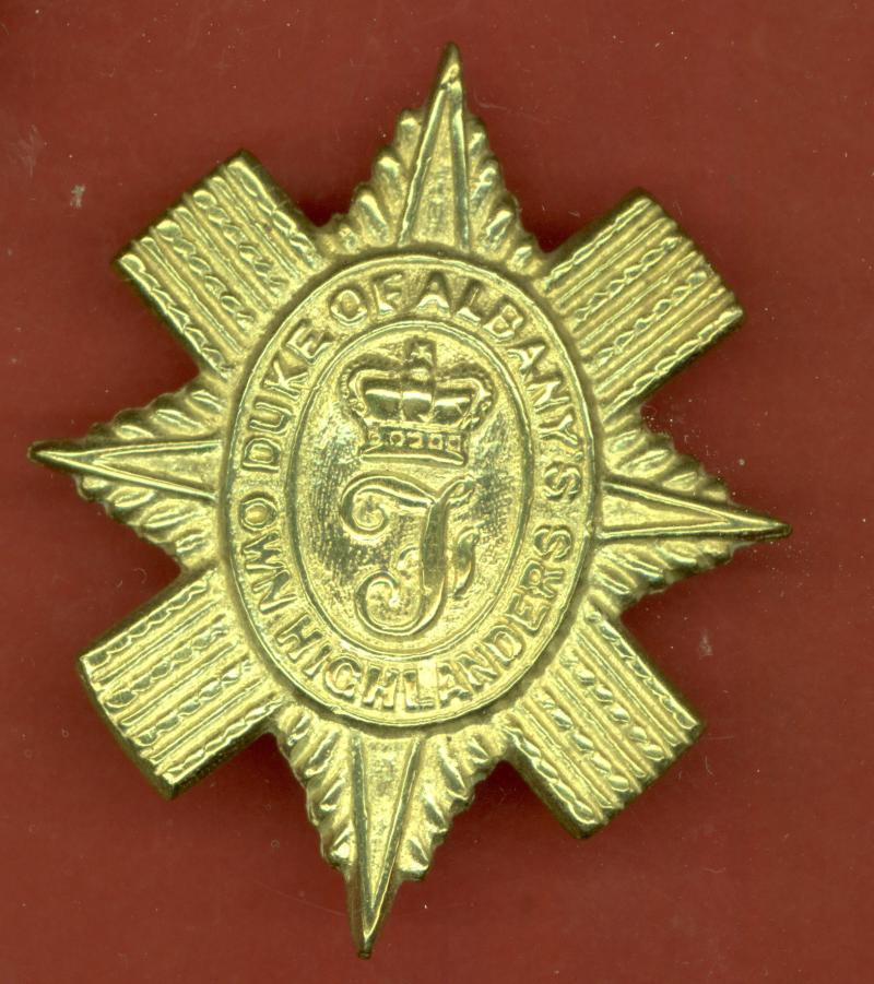 Seaforth Highlanders Pipers shoulder belt badge