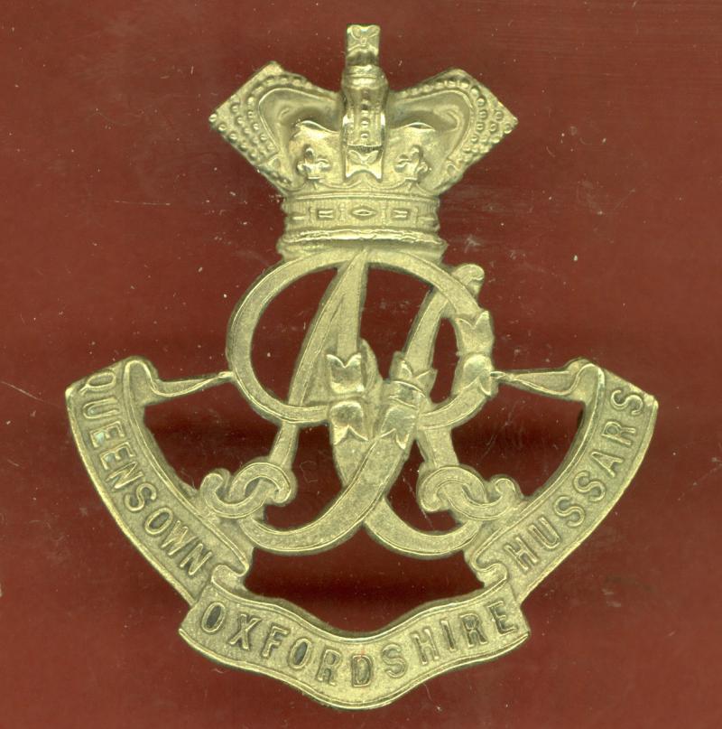 Queen's Own Oxfordshire Hussars OR's cap badge