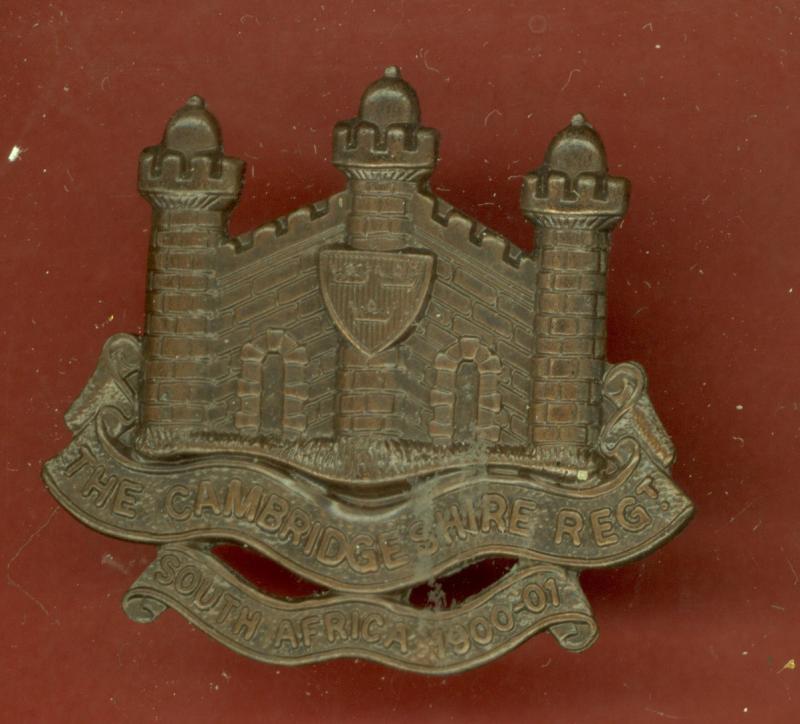 The Cambridgeshire Regiment Officer's OSD cap badge