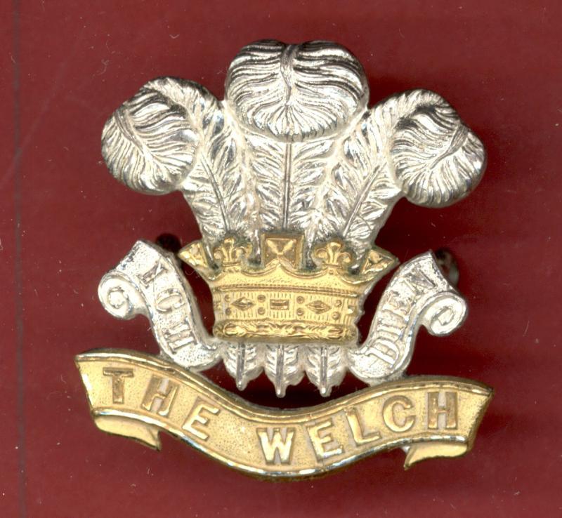 The Welch Regiment WW2 Officer's cap badge