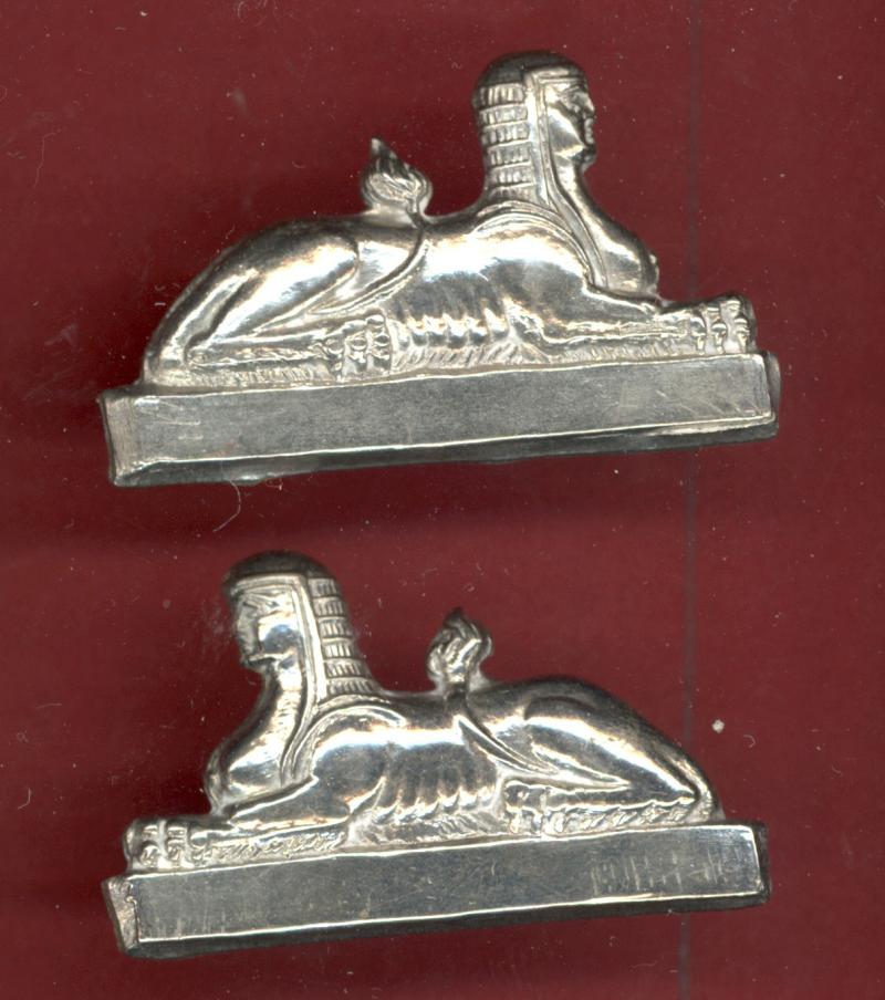 VB The Manchester Regiment Victorian OR's collar badges