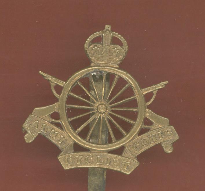 Army Cyclists Corps WW1 OR's cap badge
