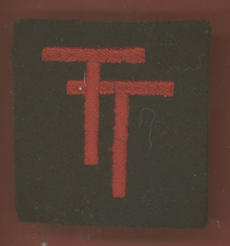 50th Northumbrian Infantry Division WW2 cloth formation sign