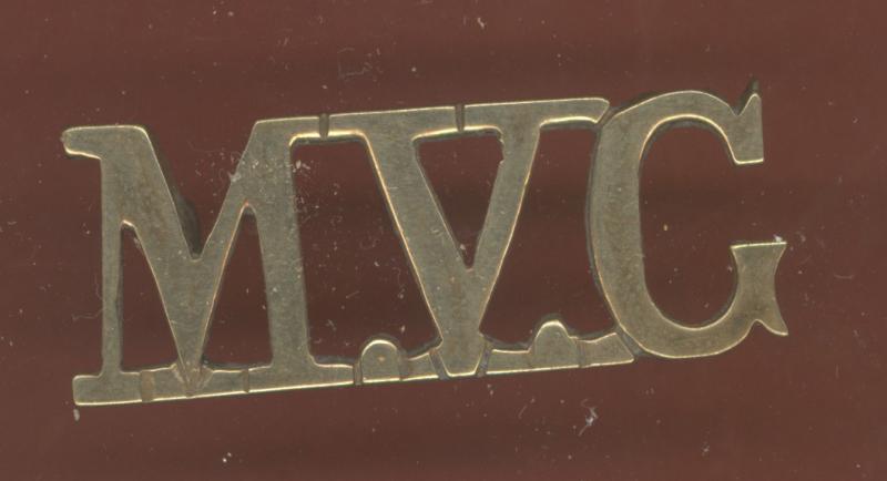 Indian Army Madras Volunteer Guard shoulder title