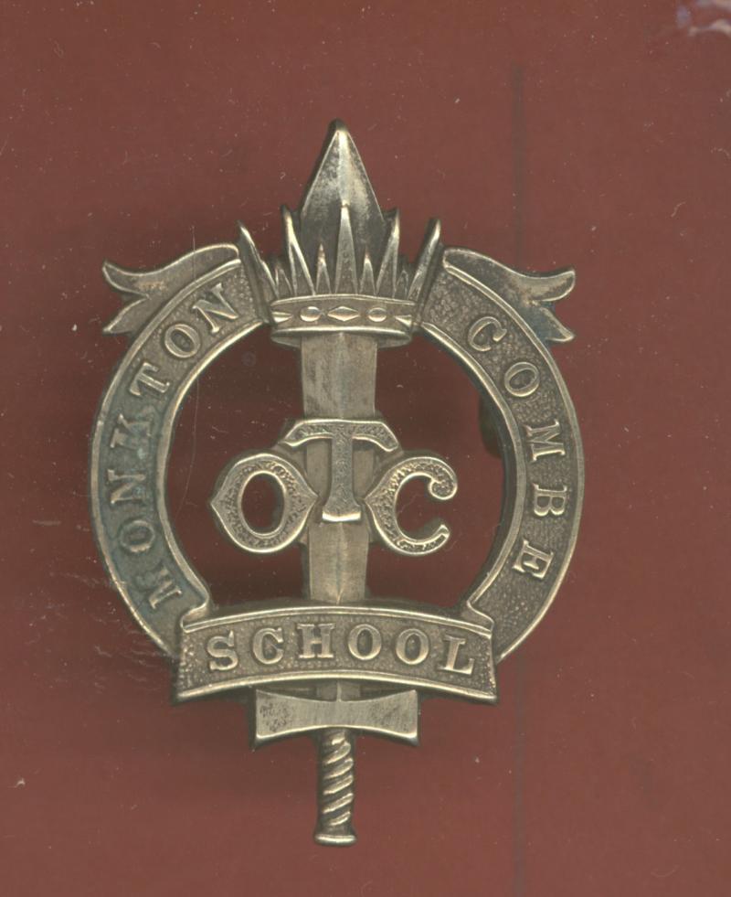 Monkton Combe School O.T.C. cap badge