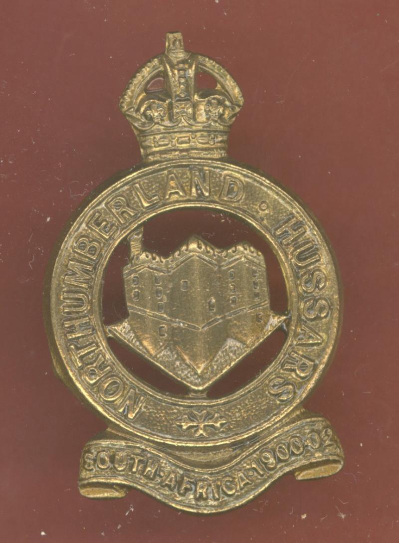 Northumberland Hussars Yeomanry WW1 cap badge