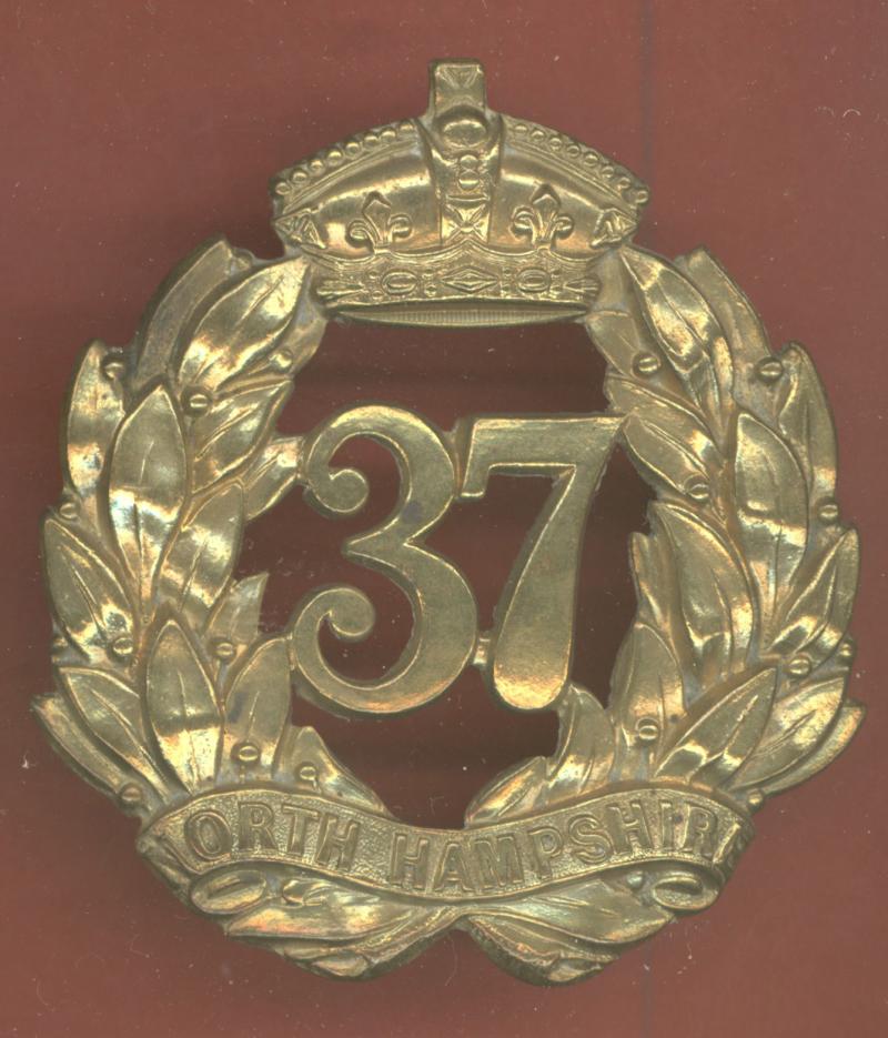 37th North Hampshire Regiment of Foot Victorian OR's glengarry badge