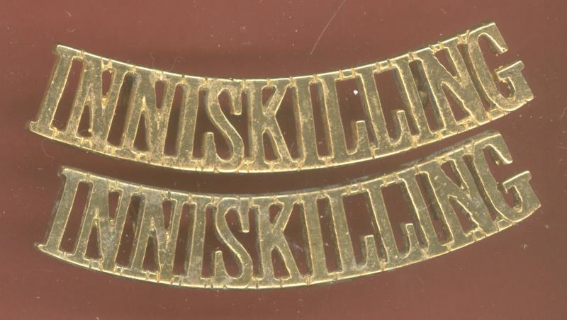 Irish INNISKILLING 6th Inniskilling Dragoons Officer's shoulder titles
