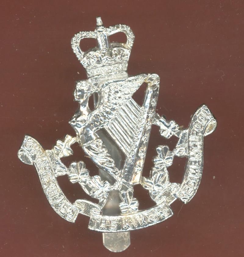 Liverpool Irish staybright cap badge