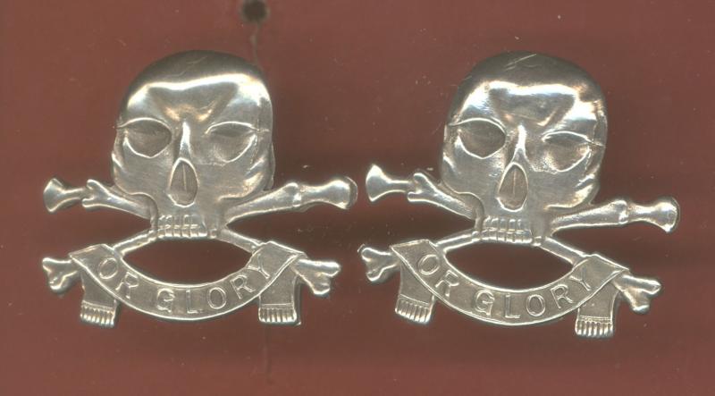 17th Lancers (Duke of Cambridge's Own) OR's collar badges