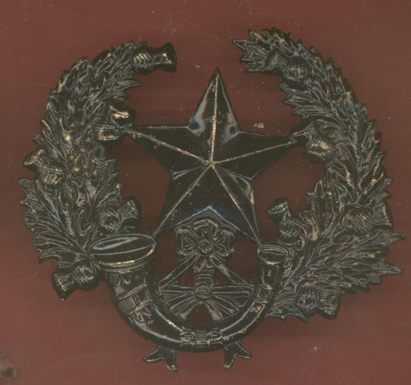 Scottish Cameronians Scottish Rifles Victorian OR's glengarry badge