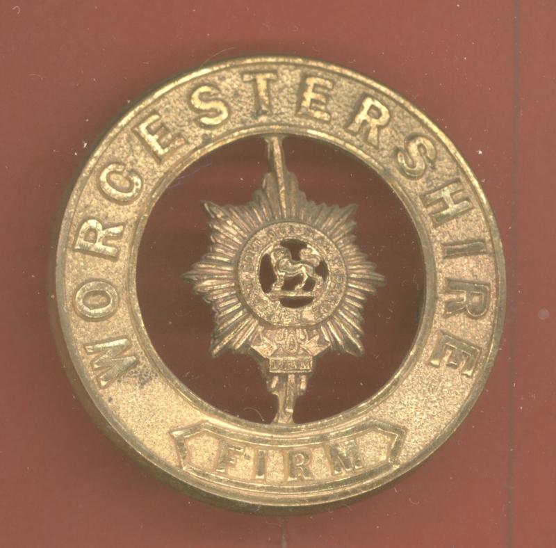 Worcestershire Regiment Victorian OR’s helmet plate centre