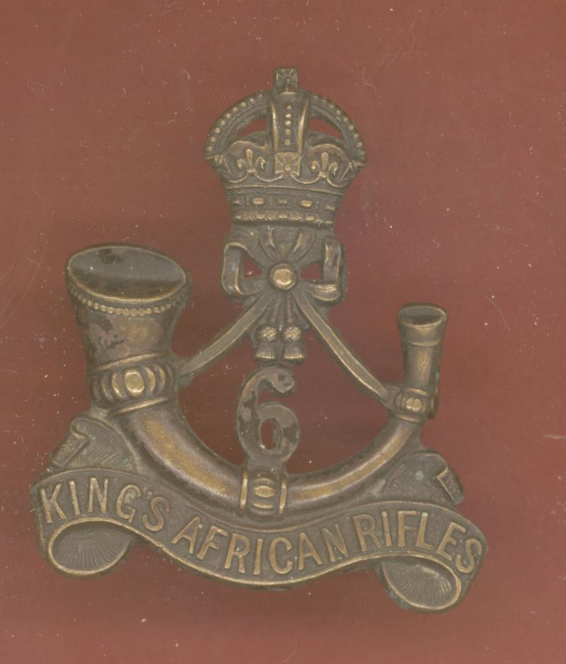 6th (Tanganyika) King's African Rifles Officer's  cap badge