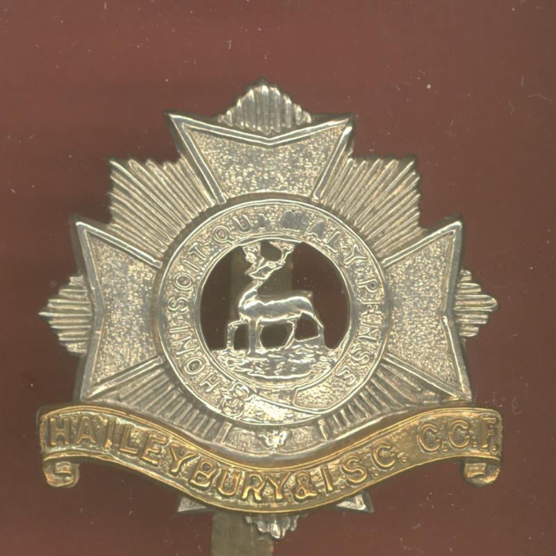 Haileybury & Imperial Service College C.C.F. cap badge