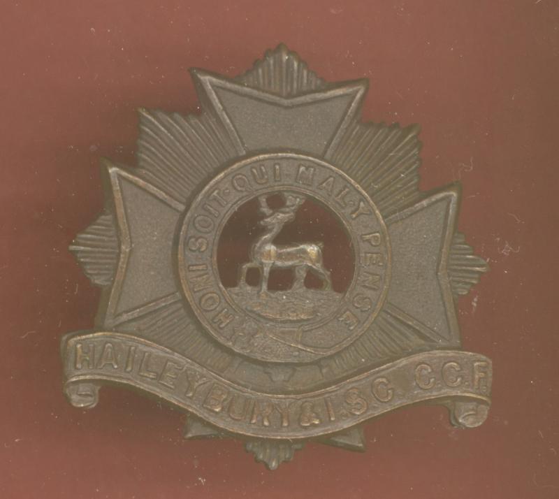 Haileybury & Imperial Service College C.C.F. cap badge