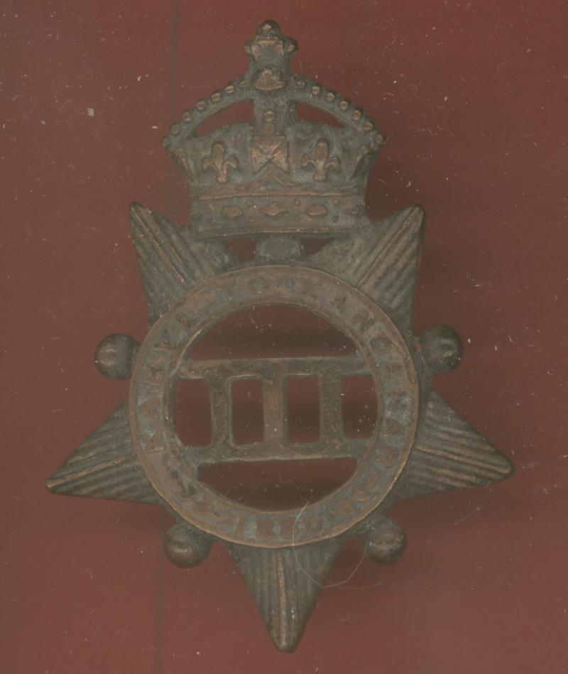 Indian Army. 3rd Punjab Cavalry Victorian Officer's head-dress badge.