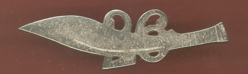 26th Gurkha Rifles WW2 cap badge