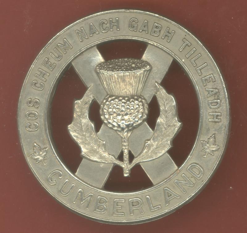 Canadian Cumberland Highlanders Glengarry badge