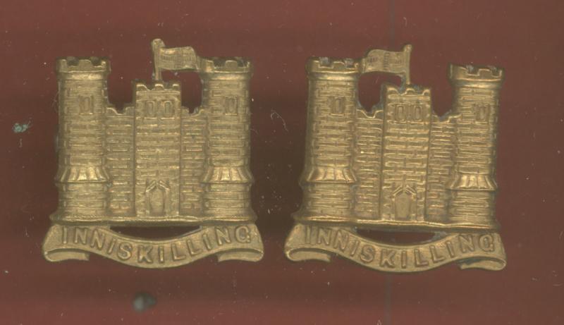 5th Royal Inniskilling Dragoon Guards Officer's collar badges