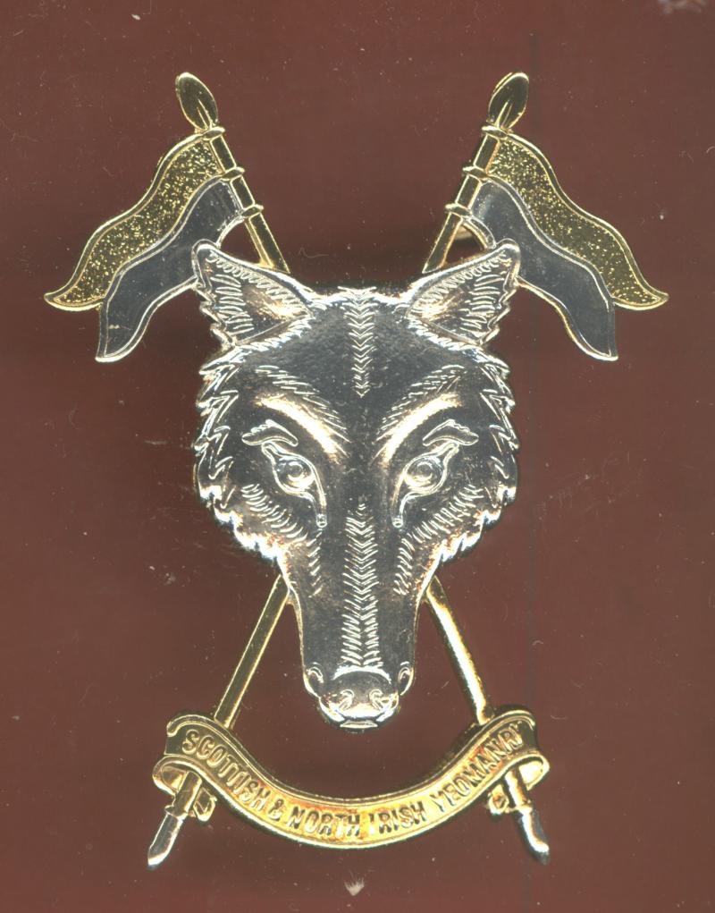 The Scottish & North Irish Yeomanry pouch badge