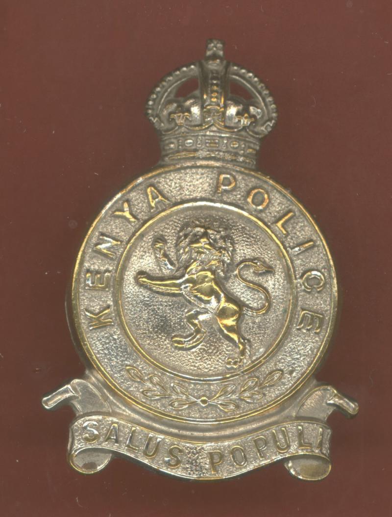 British Colonial Kenya Police cap badge