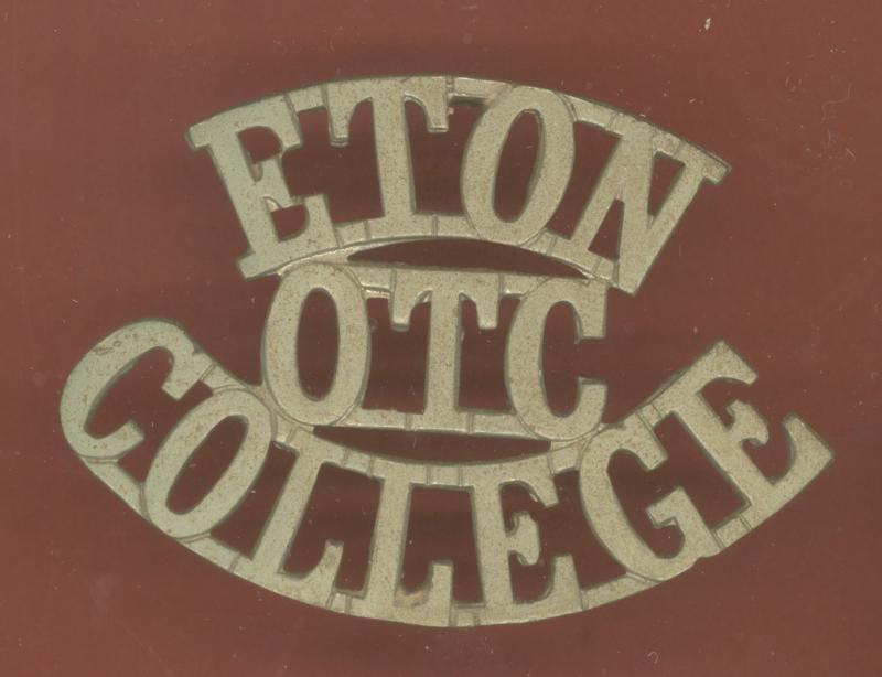 ETON / OTC / COLLEGE shoulder title