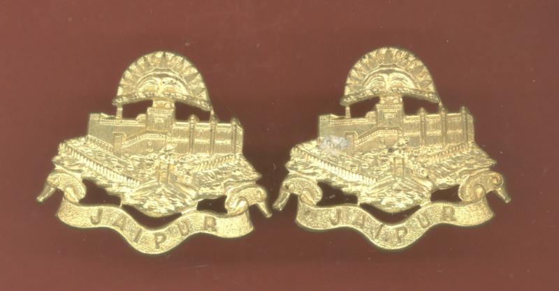 Indian Army Jaipur Infantry collar badges